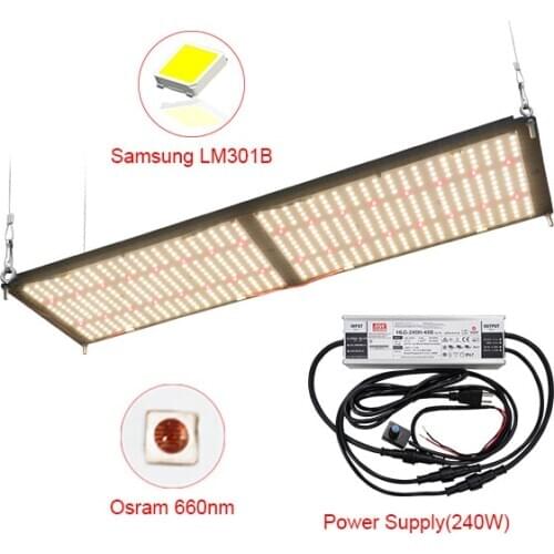 LM301H and Osram Red 660 QB288 V3 LED Growth Light Band Potentiometer