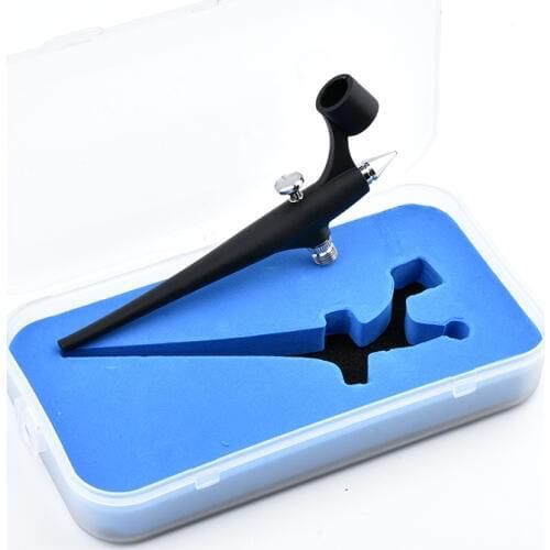 Nasedal Mini Size Marker Pen Lightweight Portable Pneumatic Spray Gun Machine Black Model Tool with Box Art Design Airbrush