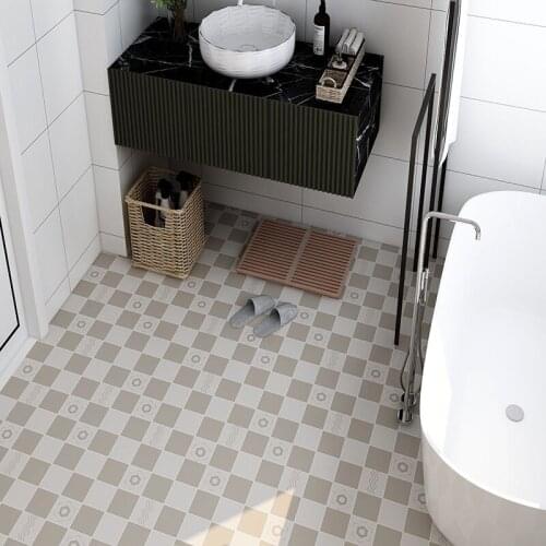 Boho Style Non-slip Floor Stickers DIY Waterproof Oil-proof Floor Covering Room Decor