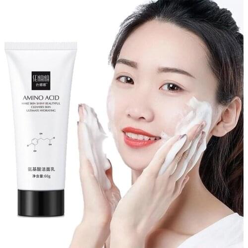 Nicotinamide Amino Acid Face Cleanser Facial Scrub Cleansing Acne Oil Control Blackhead Remover Shrink Pores Skin Care