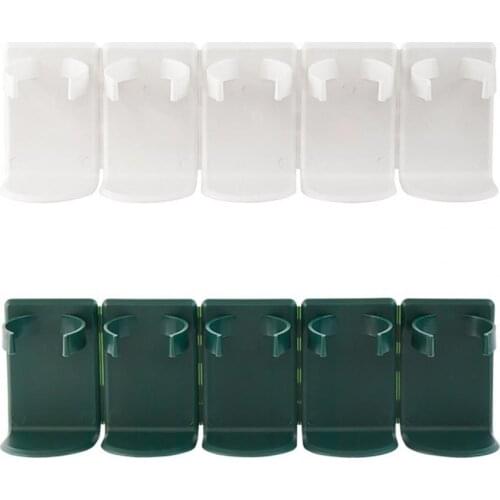 New Style Portable Spice Jar Holder Self-adhesive Buckle Design PP Seasoning Bottle Storage Rack for Kitchen Bathroom Decor