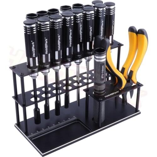 HobbyPark Screwdriver Organizer Tool Holder RC Tools Stand for RC Cars Quadcopters Drones Helicopters Airplanes Boats Models