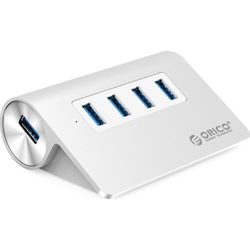 ORICO 4 Port 3.0 HUB Aluminium Alloy USB3.0 Charger Splitter Adapter High-speed transmission with LED Indicator Light,M3H4