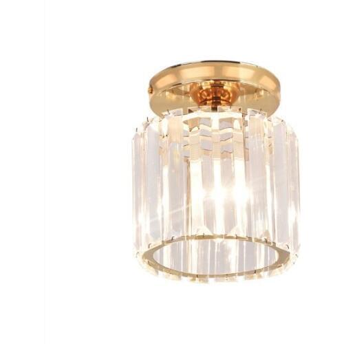 K9 light luxury crystal ceiling lamp Nordic simple single head porch lights aisle lights