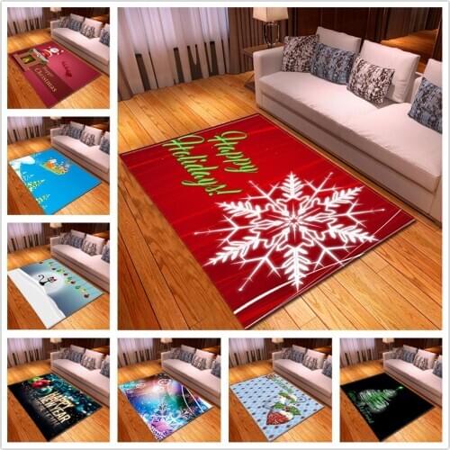 Christmas Home decor carpets for living room bedroom area rugs Child room coffee table Anti-slip mats Xmas party Tatami carpet