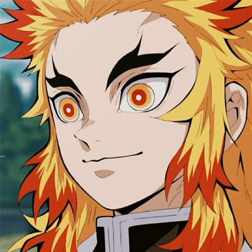 RuleMylife kyojuro rengoku kimetsu no yaiba Demon Slayer car stickers decal anime cute car accessories decoration pegatinas para coche