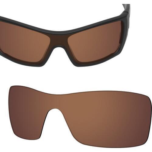 SmartVLT Replacement Lenses Polarized for Oakley Batwolf Sunglasses - Earth Brown
