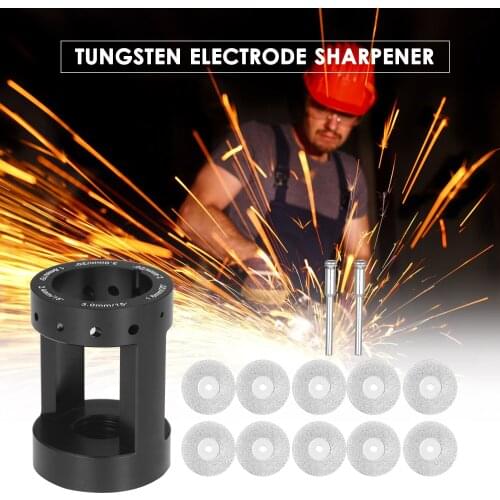 Electrode Sharpener Tungsten Needles Tungsten Rods Grinder Aluminum TIG Welding Tungsten Electrodes Sharpen Tool