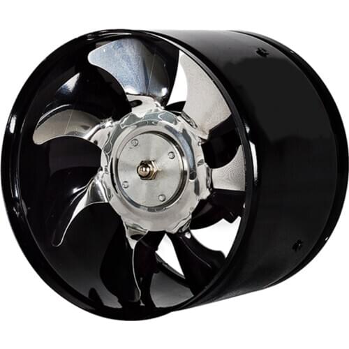 6 Inch High-Speed Exhaust Fan In-Line Duct Kitchen Extractor Metal Toilet Fan Industrial Fan 220V