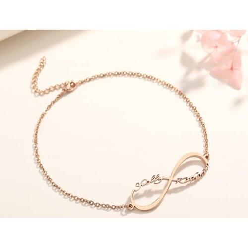 Fils Customized Nameplate Name Bracelet Women Personalized Custom Cuff Bangles Girl Rose Silver Stainless Steel Party Jewelry 01