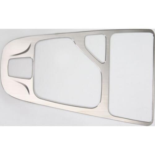 1pc Interior Stainless Middle Center Console Dashboard Panel Cover Trim Frame Decoration for Cherokee 2.4L 2014 2015 Car Styling