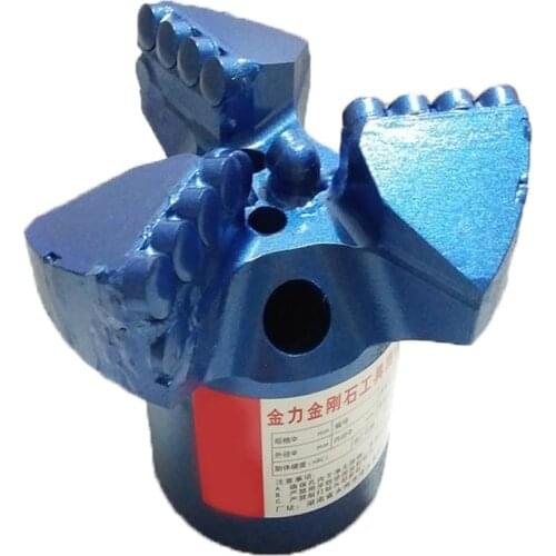 Water-well Rock Geology Coalfield Diamond pdc drill bit,3-wing Concave strengthen pdc exploration bit,well drilling