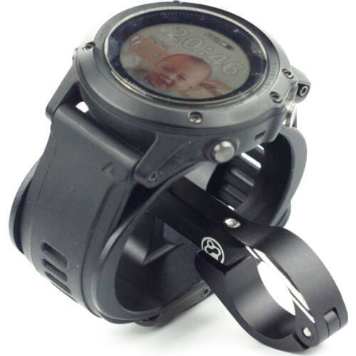 Fouriers Bike Watch Mount 22.2mm TT Bicycle For Wrist Watch Fenix Foretrex Forerunner 10 405CX 410 50 610 920xt 910xt