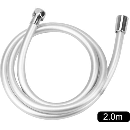 High Pressure 1.2/1.5/2m Bathroom Accessories Flexible Anti Winding PVC Handheld Shower Hose GI/2 Universal Interface