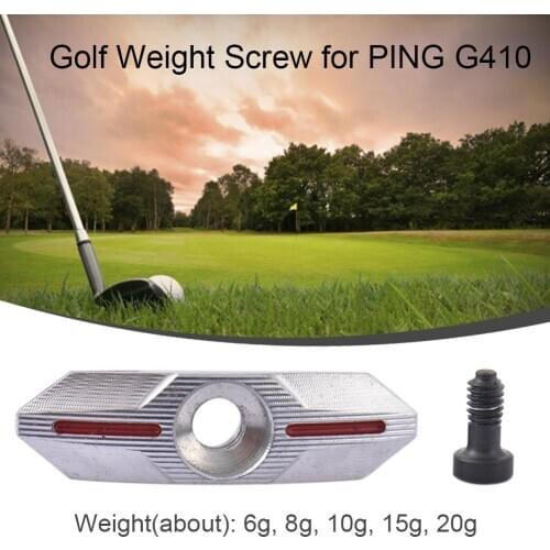 Golf Weight Screw Aluminum Alloy and Stainless Steel Counterweight Screw 6G 8G 10G 15G 20G for PING G410 Drivers
