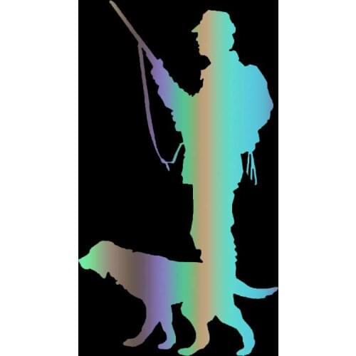 Hot Sell Beautiful Hunting Lovely Car Sticker KK Vinyl Decal for Window Auto Sunscreen Car Decoration Accessories KK18*9cm