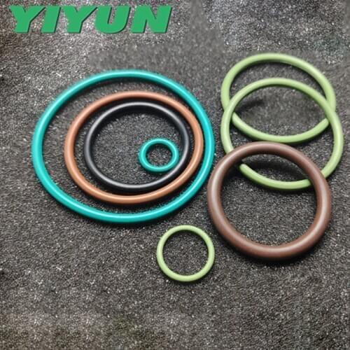 Oil Resistant FKM O-Ring Outer Diameter 33,34,34.5,35,36,37,38,39,40,41,42,42.5,43,44 Wire 1.5 YIYUN Pneumatic Seal Ring Piston