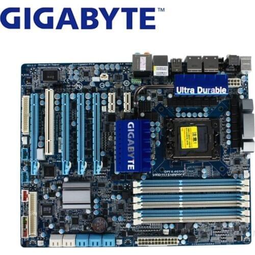 Used LGA 1366 For Intel X58 Gigabyte GA-X58A-UD3R Motherboard DDR3 USB3.0 24GB SATA III X58A UD3R Desktop Mainboard Systemboard