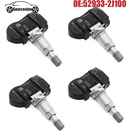 52933-2J100 433MHZ Wheel Tire Pressure Monitor TPMS Sensor for Kia Sorento 2017 2018 Hyundai Verna Solaris 529332J100