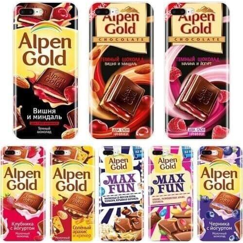 Soft TPU Case For iPhone 5 S 5C 5S SE Ultra thin Funny Chocolate Russian Silicone Phone Cases For iPhone 4 S 4S Cover