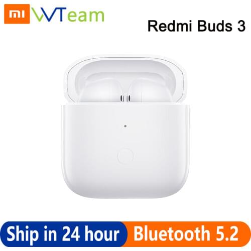 New Xiaomi Redmi Buds 3 TWS Wireless Bluetooth Earphone AptX Dual Mic Noise Cancellation Earbuds QCC 3040 Chip Headphones