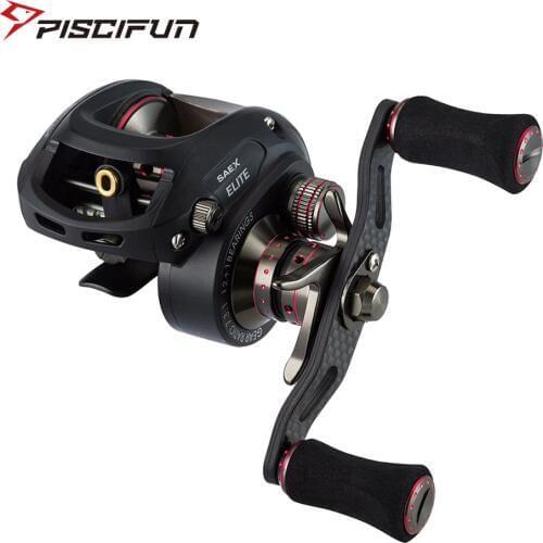 Piscifun SAEX ELITE Baitcasting Fishing Reel Right Left Hand 13BB 7.3:1 167g Super Light Bait Casting Fishing Reel