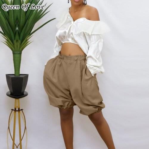 Hip Hop Shorts Women BF Style Harajuku Loose Casual Ulzzang Trendy Streetwear 2021 Summer Short Cross-Pants