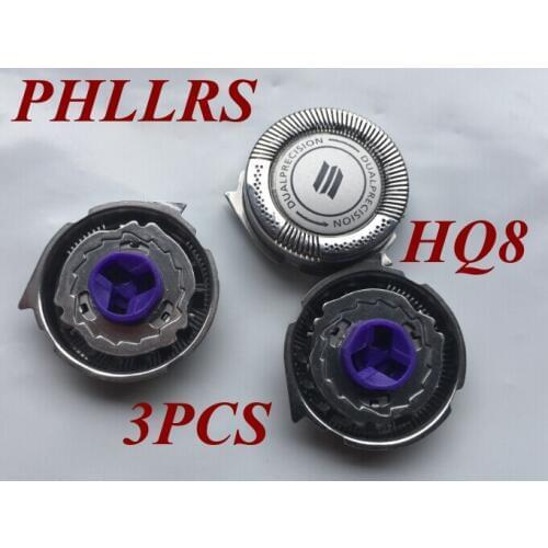 3Pcs HQ8 razor blade replace Head for PHILIPS Shaver HQ7350 HQ7360 HQ7380 HQ7100 HQ7140 HQ7160 HQ7180 HQ7200 HQ7240 HQ7290