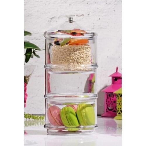 Modern World Butterfly Acrylic lux 3 Layer storage Container organizer storage box органайзер rangement коробка для хранения