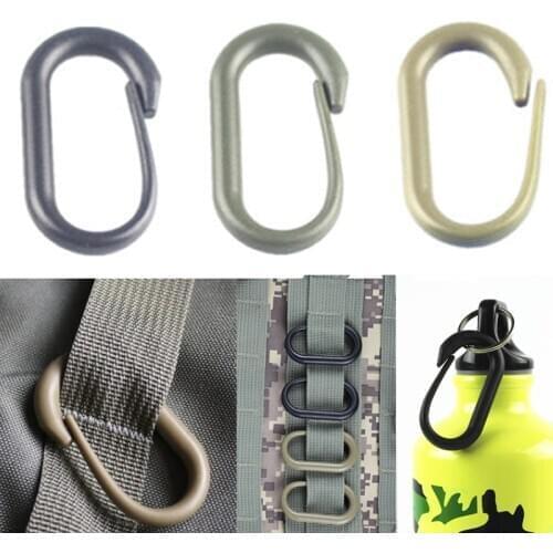 Webbing Clasp Hook Hike Backpack Quickdraw Carabiner Tactical molle Hang Snap attach Clip Outdoor travel Camp Buckle web webdom