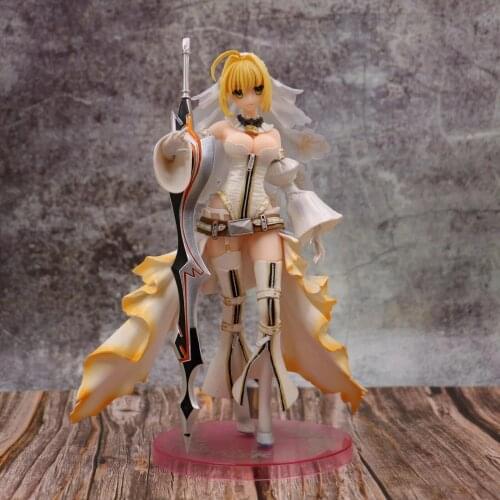 Japan Anime Fate/Grand Order Saber Bride Nero Claudius PVC Figure Figurine Toy Model Statue 23cm New With Box