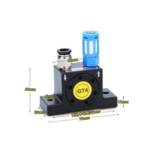 1/8'' GT-4 GT4 bin stock mini Pneumatic Vibrators,Pneumatic Turbine Vibrator pneumatic hammer Arch breaking vibrator PNEU-TEK