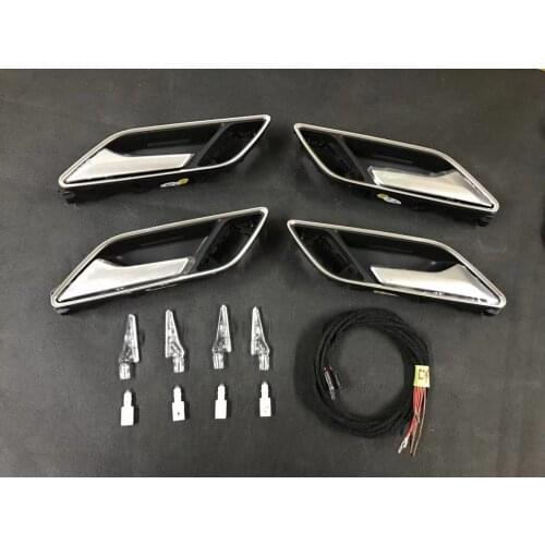 1 Set For Audi A3 8V door handle with LED ambient light