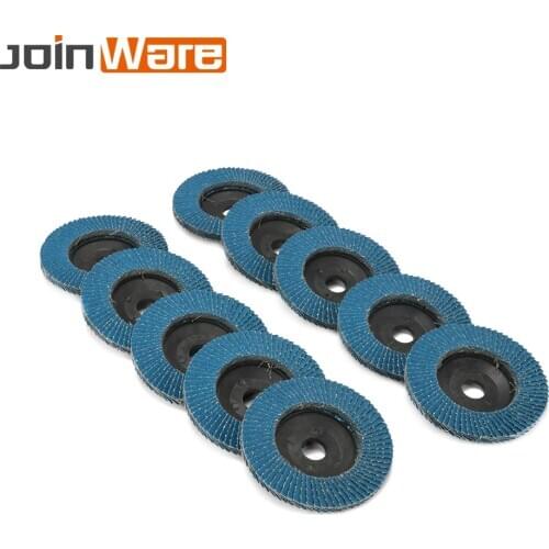 10Pcs 4'' Flap Disc Sanding Grinding Polishing Wheel Angle Grinder Abrasive Tool Grit 80 120 180 240 320