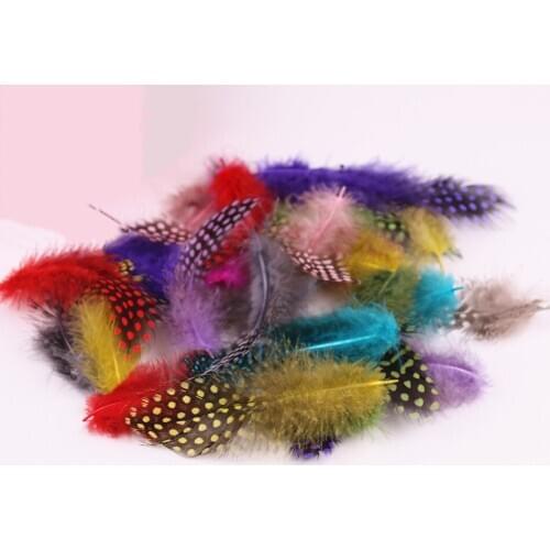 100Pcs Wholesale Party Feathers Small For Hair Home Decoration DIY Plume Colored Pheasant Feathers For Crafts Accessories 5-10cm