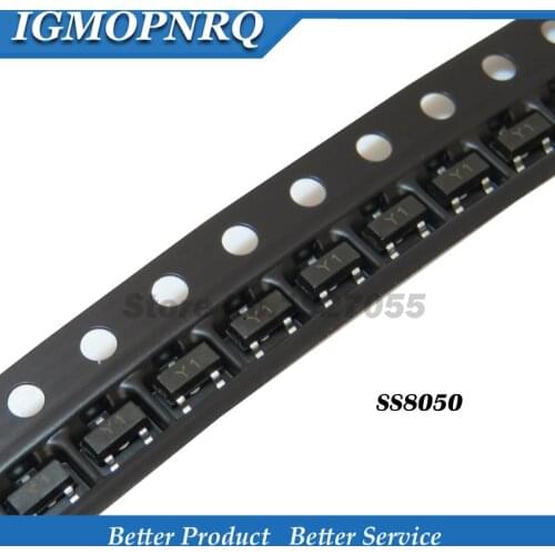 100PCS SS8050 SOT-23 SS8050 YI 8050 SMD Y1 SOT-23 new transistor