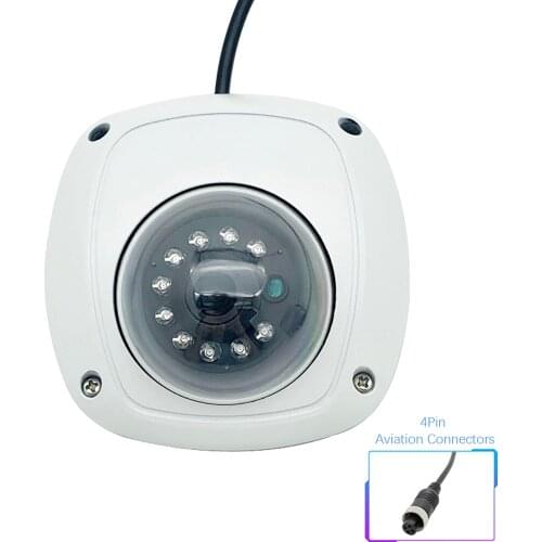 1080p 2.0MP Vandalproof AHD Indoor H.264/H.265 Inside View Infrared Monitoring Security Metal Case Dome Bus Metro Camera