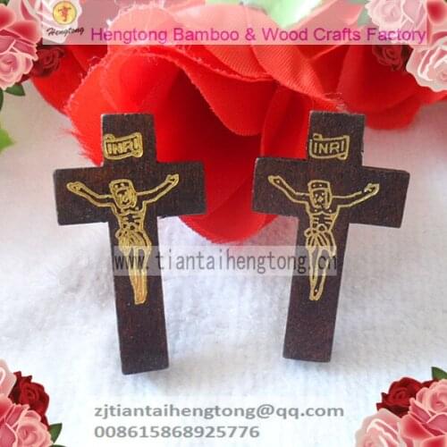 50PCS/PACK wooden rosary accessory, rosary cross, small cross, rosary part special offer