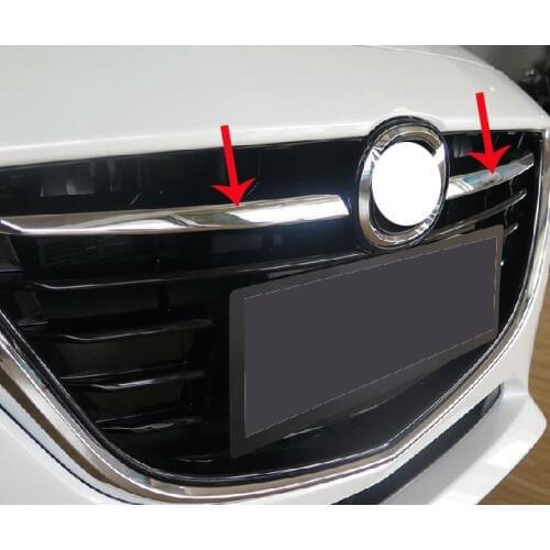 ABS Chrome Front Grille Around Trim Racing Grills Trim For Mazda 3/AXELA