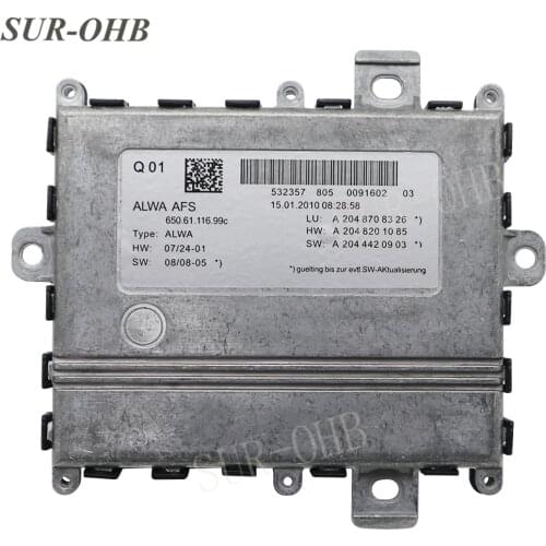 AFS Cornering Light 650.61.116.99c Headlight Ballast Control Module 6506111699c A2048708326 A2048201085 A2044420903 For GLK X204