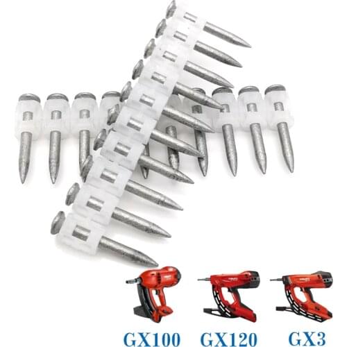 Free Shipping Concret Gun Nail 19mm 22mm 27mm 32mm 38mm For HILTI GX120 GX100 G3 Nail Gun