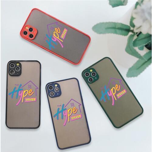 Hype House Case for iPhone 11 Pro X XR XS Max 7 8 Plus 9 SE2020 Camera Protection Shockproof Bumper Matte Transparent Back Cover