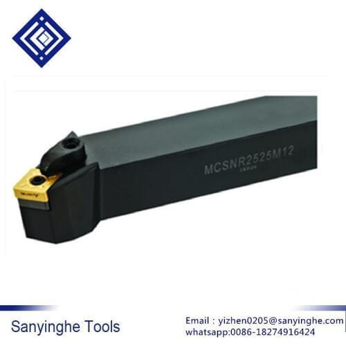High Quality MCSNR2020K12/MCSNR2525M12/MCSNR3232P12 CNC External Turning Tool Holder M-Type for cnc carbide turning inserts