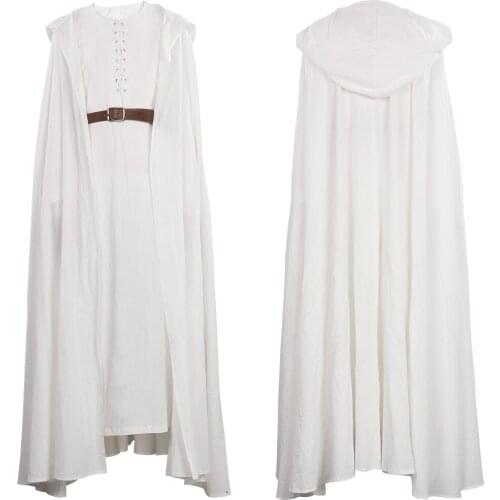 Gandalf Long Robe Cosplay Costume Outfits Halloween Carnival Suit