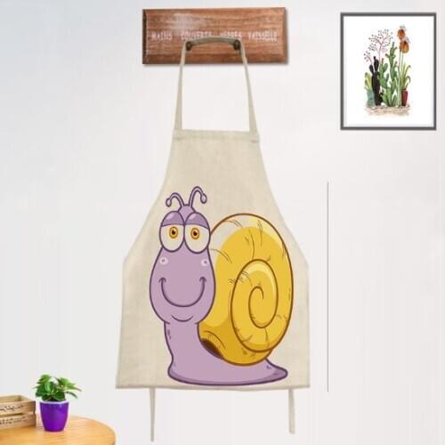 Wholesale Kids Adults Cotton Drawing Cooking and Baking Game Cartoon Kitchen Chef Costume Girl/Boy Sleeveless apron