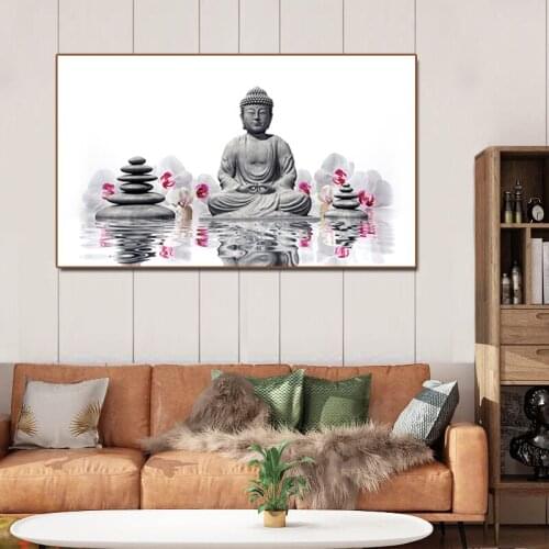 Canvas painting wall art Shakyamuni Buddha Paintings living room decoration wall pictures Modern Home Decor Art Posters Cuadros
