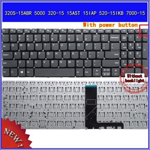 Laptop Keyboard for Lenovo 320S-15ABR 5000 320-15 15AST 15IAP 520-15IKB 7000-15 Notebook Replace US Keyboard