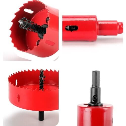 MeiKeLa Bimetallic woodworking hole opener Gypsum board PVC lamp reamer 15mm-100mm