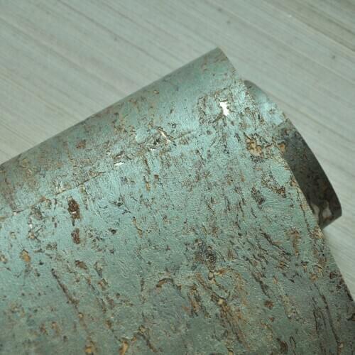 MYWIND New Color Grey Green-Blue Cork Wallcovering Natural Cork Material Office And Household Used Wallpaper