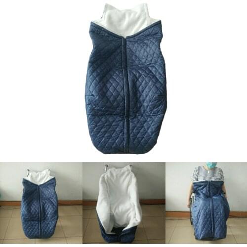 Plush Lined Wheelchair Warmer Blanket Cosies Warm Cover Seat Cushion / Protect Leg and Body for Men Women Kids